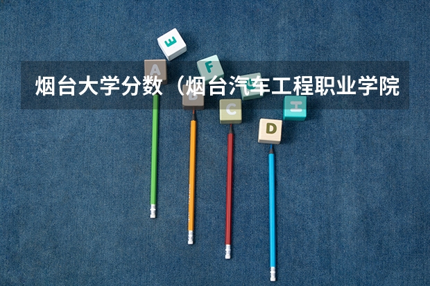 烟台大学分数（烟台汽车工程职业学院分数线）