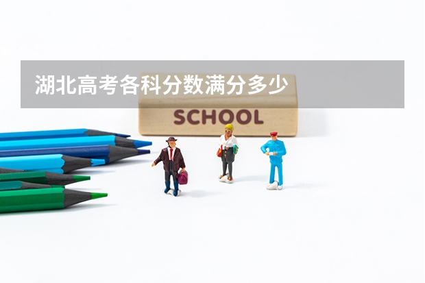 湖北高考各科分数满分多少