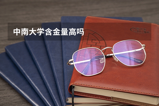 中南大学含金量高吗