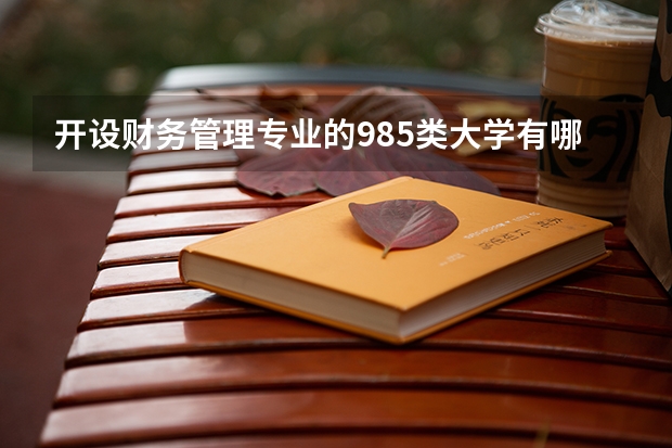 开设财务管理专业的985类大学有哪些