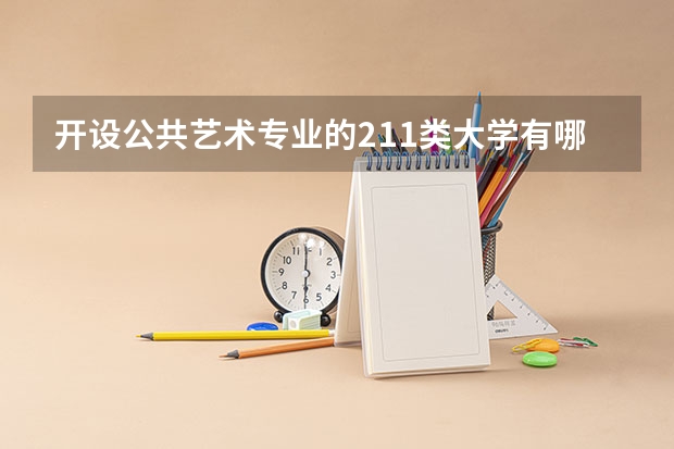 开设公共艺术专业的211类大学有哪些