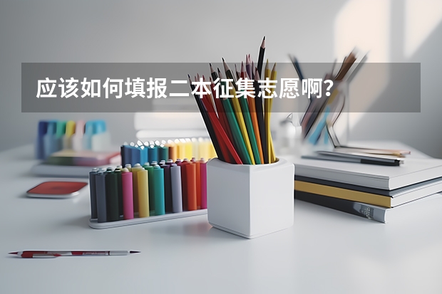 应该如何填报二本征集志愿啊？