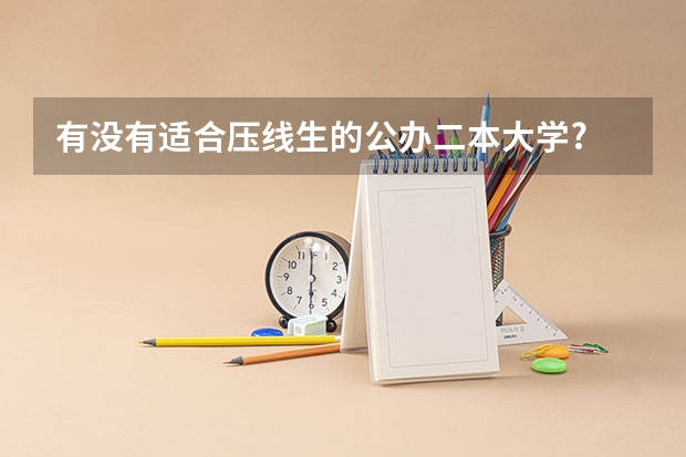 有没有适合压线生的公办二本大学? 压线本科公办学校 压线生能上的公办二本学校