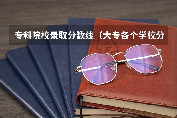 专科院校录取分数线（大专各个学校分数线）