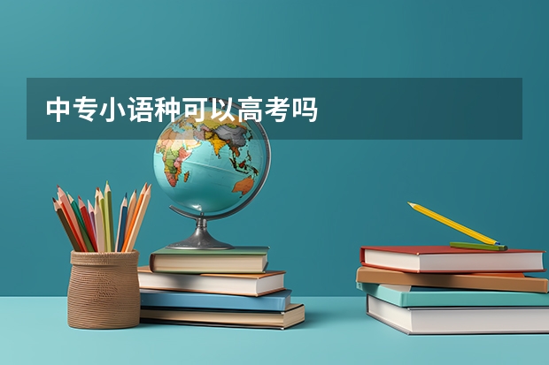 中专小语种可以高考吗