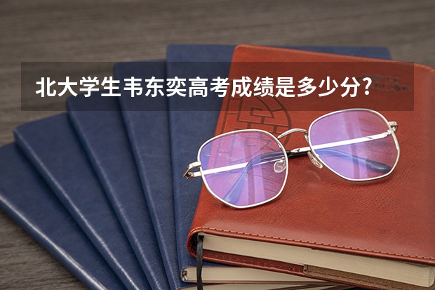 北大学生韦东奕高考成绩是多少分?
