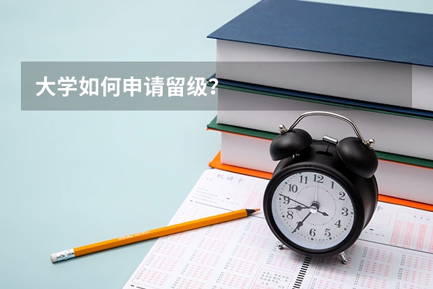 大学如何申请留级？