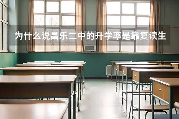 为什么说昌乐二中的升学率是靠复读生提上来的，是吗