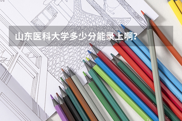 山东医科大学多少分能录上啊？