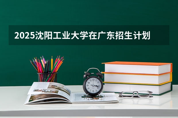 2025沈阳工业大学在广东招生计划人数
