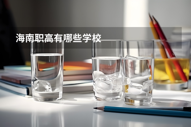 海南职高有哪些学校