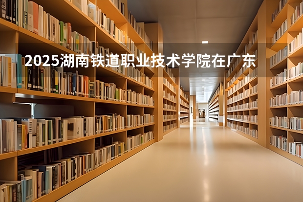 2025湖南铁道职业技术学院在广东招生计划人数