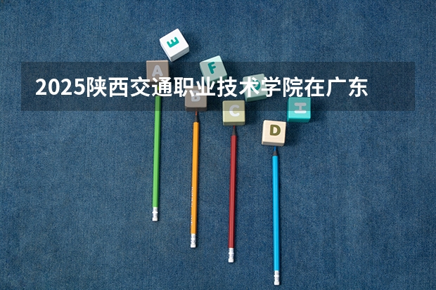 2025陕西交通职业技术学院在广东招生计划人数