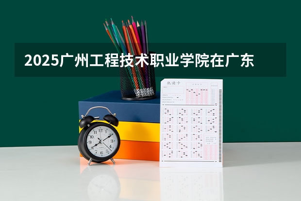2025广州工程技术职业学院在广东招生计划人数