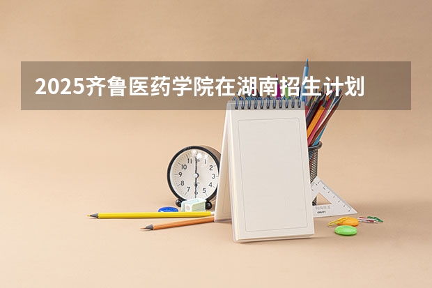 2025齐鲁医药学院在湖南招生计划人数